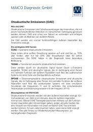 Otoakustische Emissionen (OAE)