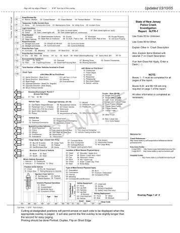 Fatal Crash Reporting Form - NHTSA Fatal Crash Reportin
