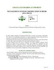 How to get Certified - Ghana Standards Authority