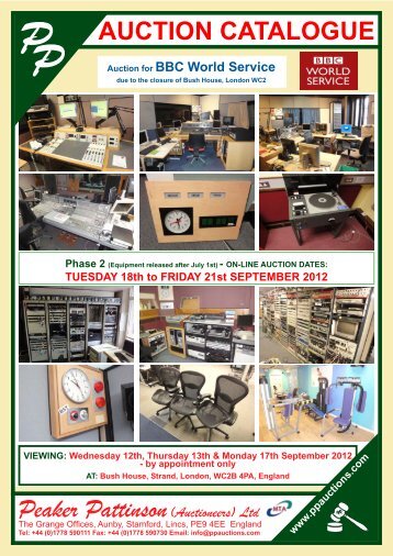 Download Catalogue - Peaker Pattinson (Auctioneers) Ltd