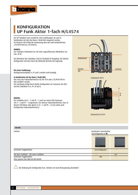 TECHNISCHES HANDBUCH 2010 - Legrand - Legrand Austria GmbH