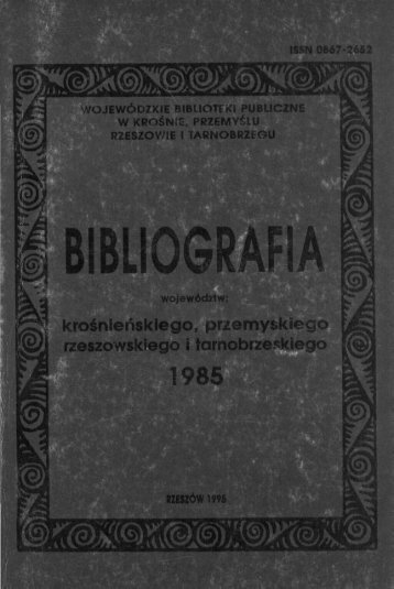 1985 - WojewÃ³dzka i Miejska Bilioteka Publiczna w Rzeszowie