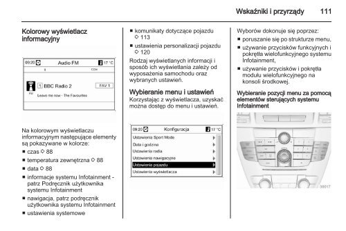 Opel Insignia 2013.5 â Instrukcja obsÅugi â Opel Polska