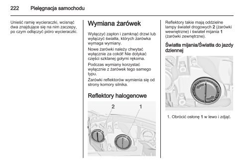 Opel Insignia 2013.5 â Instrukcja obsÅugi â Opel Polska