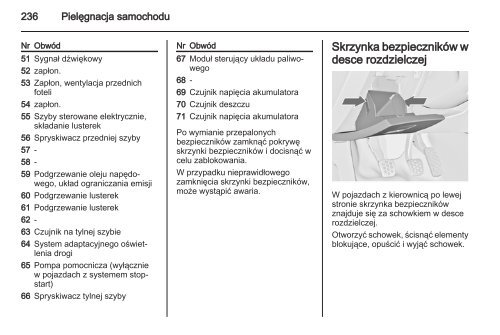 Opel Insignia 2013.5 â Instrukcja obsÅugi â Opel Polska