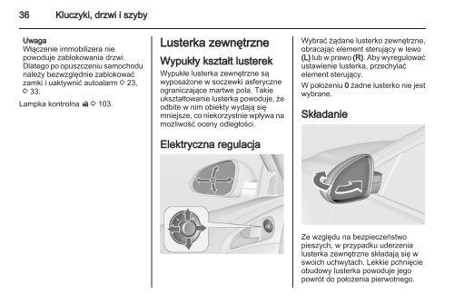 Opel Insignia 2013.5 â Instrukcja obsÅugi â Opel Polska