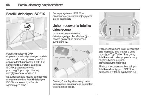 Opel Insignia 2013.5 â Instrukcja obsÅugi â Opel Polska