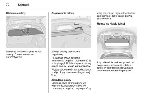 Opel Insignia 2013.5 â Instrukcja obsÅugi â Opel Polska