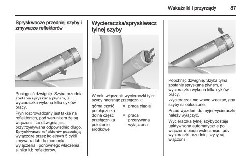 Opel Insignia 2013.5 â Instrukcja obsÅugi â Opel Polska