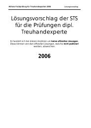 Lösungsvorschlag 2006 - treuhandbranche.ch