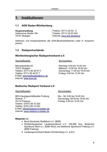 zum Download - Württembergischer Radsportverband e.V.