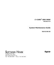 Câ¢CURE 800/8000 System Maintenance Guide - Tyco Security ...