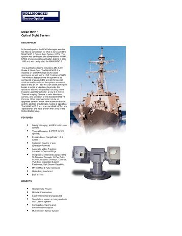 MK46 MOD 1 Optical Sight System - Clermark