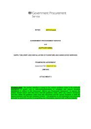 Framework Agreement Model Template - Government Procurement ...