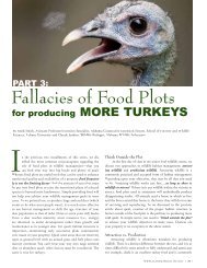 Part 3: Fallacies of Food Plots for producing More Turkeys
