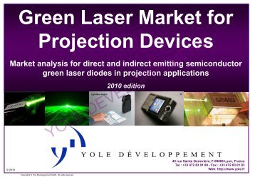 Green laser diode  market - I-Micronews