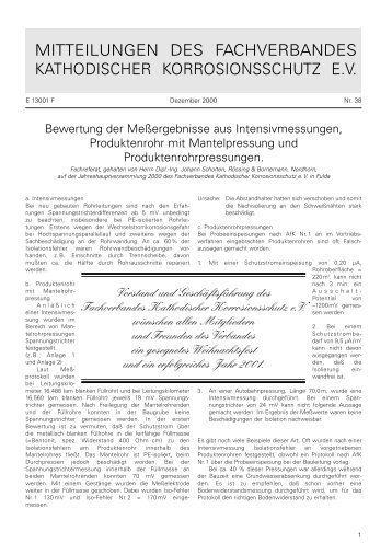 38 - Fachverband Kathodischer Korrosionsschutz e.V.