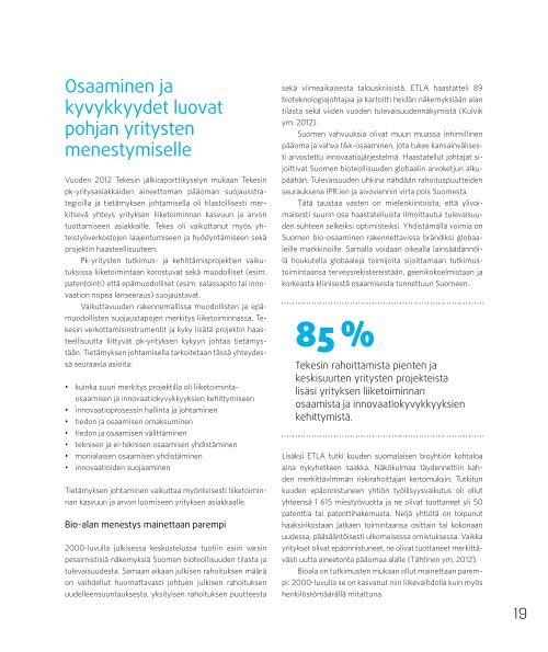 Tekesin ja innovaatiotoiminnan vaikutukset 2013 (pdf)