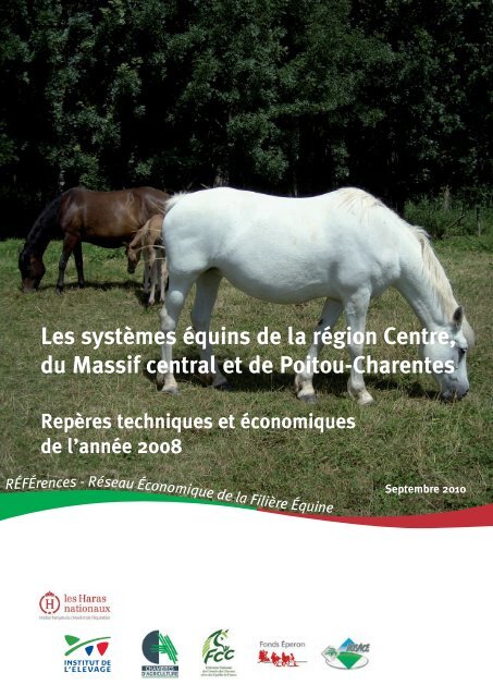 L'élevage équin en région Centre - Chambre d'agriculture de l'Indre
