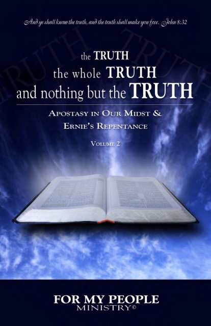 The Truth Book Volume 2 Pdf For My People Ministry