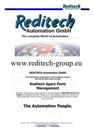 Spare Part Management - REDITECH Automation GmbH