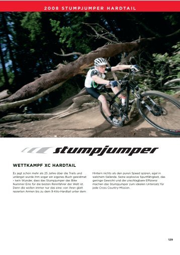 2008 STUMPJUMPER HARDTAIL ... - Ebener-Zweiradsport GmbH