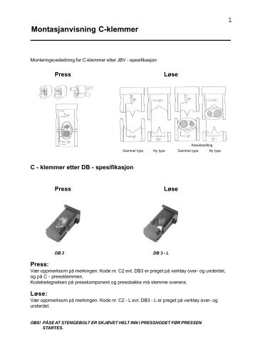 Montasje anvisning C press - Vivendi AS