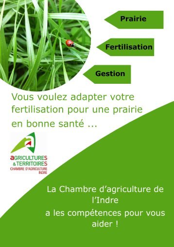 Analyse d'herbe sur prairies - Chambre d'agriculture de l'Indre