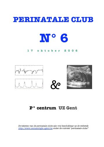 perinatale club n° 6 - UZ Gent