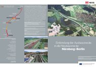 Einbindung der Ausbaustrecke in die Neubaustrecke Nürnberg–Berlin