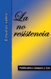 Estudios sobre la no resistencia - El Cristianismo Primitivo