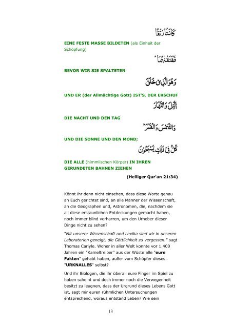 Der Quran - Das ewige Wunder - Way to Allah