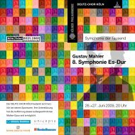 Gustav Mahler 8. Symphonie Es-Dur - deutz-chor