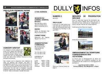 Dully Infos 03-2013 - Commune de Dully