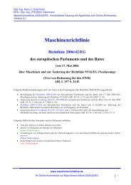RICHTLINIE 2006/42/EG - Maschinenrichtlinie.de