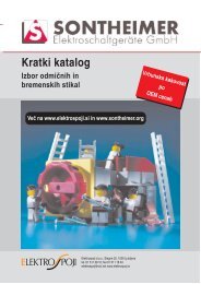 Kratki katalog Stikal SLO - Elektrospoji doo