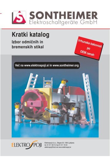 Kratki katalog Stikal SLO - Elektrospoji doo