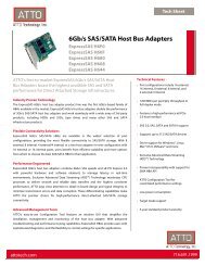 6Gb/s SAS/SATA Host Bus Adapters - INCOM Storage GmbH