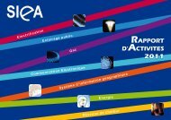 Rapport d'activitÃ©s 2011 - SIEA