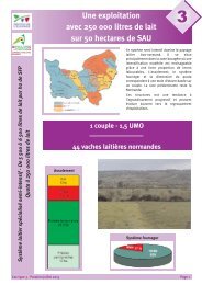 Une exploitation avec 250 000 litres de lait sur 50 hectares de SAU