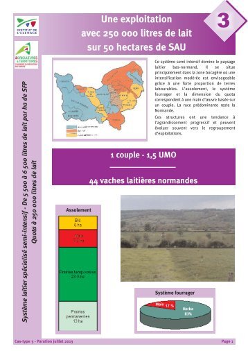 Une exploitation avec 250 000 litres de lait sur 50 hectares de SAU