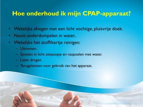 Het CPAP-apparaat - UZ Leuven