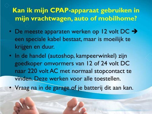 Het CPAP-apparaat - UZ Leuven
