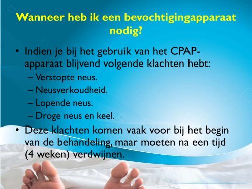 Het CPAP-apparaat - UZ Leuven