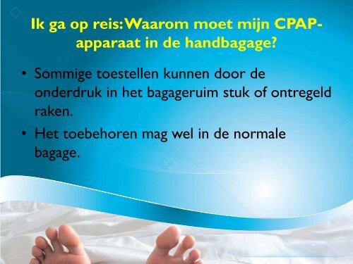 Het CPAP-apparaat - UZ Leuven