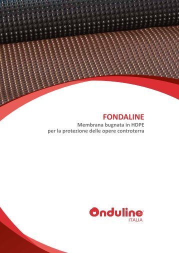 Opuscolo FONDALINE - Onduline