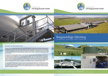 Biogasanlage Glenfarg - UTS Biogas