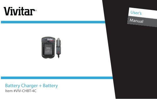 Battery Charger + Battery - Vivitar