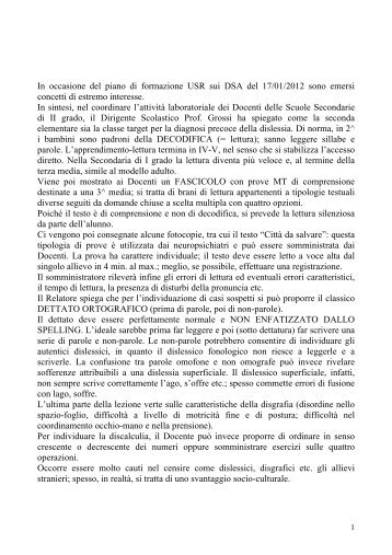 Coord. Silvia Rancati - USP di Piacenza