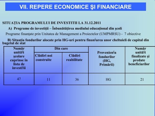 raport privind starea învăţământului mureşean - Inspectoratul Şcolar ...